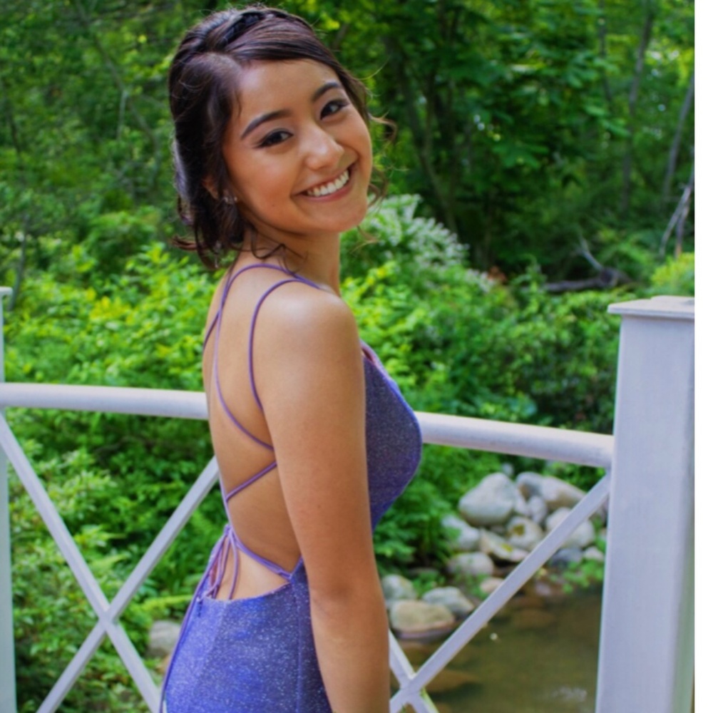 Sherri Hill 52614 in Electric Purple - Picture 3 of 3